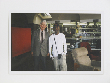 Bill Romney with Sri Lankan seaman in the club