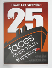 Magazine, Informa Australia Pty Ltd, 25 Faces of Australian Shipping, 2012