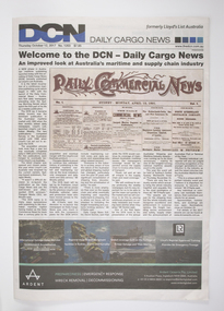 Magazine - Monthly, Paragon Media Pty Ltd, Daily Cargo News - Formerly Lloyd's List Australia, 12 October 2017