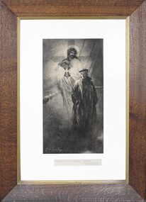 Print - Engraving, In the anxious hours of waiting, 1916-1917