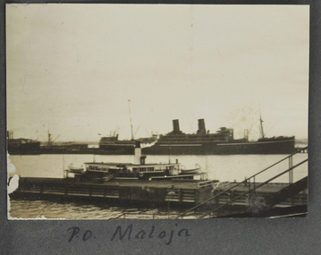 Photograph, P. and O. Maloja, Early 20th Century