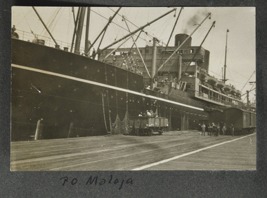 Photograph - Photograph, Sepia, P.O. Maloja, 1928
