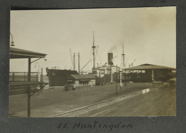 Photograph - Photograph, Sepia, SS Huntingdon, 1928
