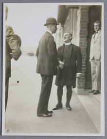 Photograph, Governor visiting the Mission