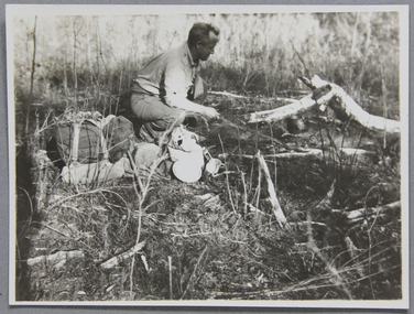 Photograph - Photograph, Silvertone, The Chaplain on holiday