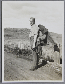 Photograph - Photograph, Silvertone, The Chaplain on holiday