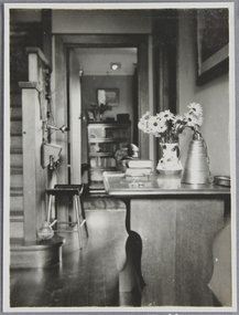 Photograph, Reverend John Reginald Weller, Chaplain's quarters: Entrance Hall, c. 1926
