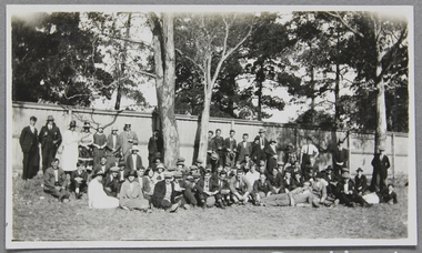 Photograph - Photograph, Black and white, Reverend John Reginald Weller, Picnic at St Andrews, Brighton, Xmas Day 1925, 25 December 1925