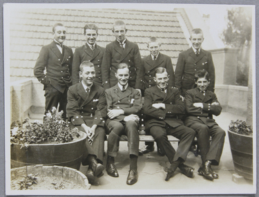 Photograph, Group of young men at the Mission