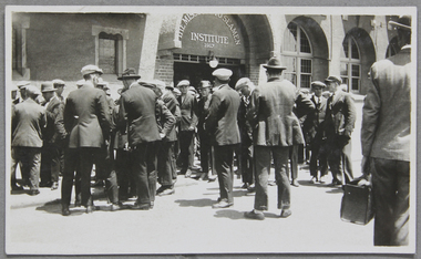 Photograph - Photograph, Black and white, Reverend John Reginald Weller, Starting for the picnic on Boxing Day 1926, 26 December 1926