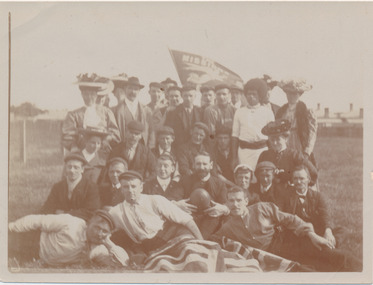 Photograph - Photograph, Sepia, First picnic of the Mission, Graylings, St Kilda, King's Birthday 1905, 13 November 1905