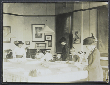 Photograph, Packing Jottings in the old institute, c. 1910