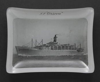 Domestic object - Ashtray, S.S. Orsova, 1950-1960