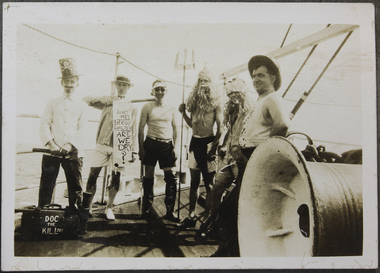 Photograph, Crossing the Line ceremony