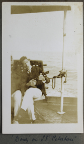 Photograph, Doug on S.S. Peterton