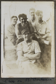 Photograph, Crew on SS Verbania, 1919-1926