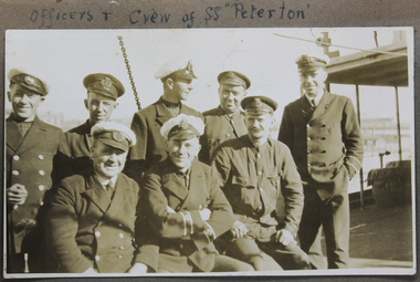 Photograph, Officers and Crew of SS Peterton