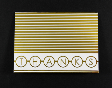Card - Thank You Card, Thanks, 2018