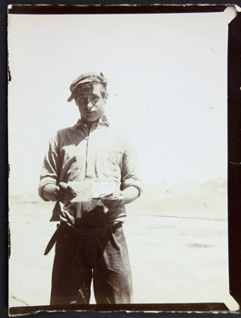 Young seaman with a letter