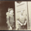Three seamen standing in front of the Siddeley Street Mission 