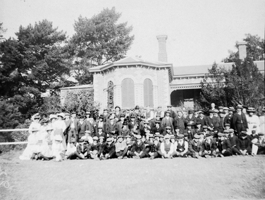 Photograph, Group of seamen and Ladies Harbour Light Guild