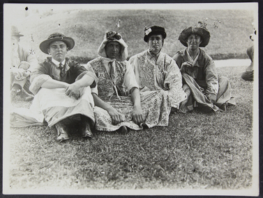 Photograph - Photograph, Black and white, Fancy Dress Race - Boxing Day 1920, 26 December 1920
