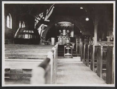 Photograph, Reverend John Reginald Weller, St Peter the Mariner Chapel, c. 1927