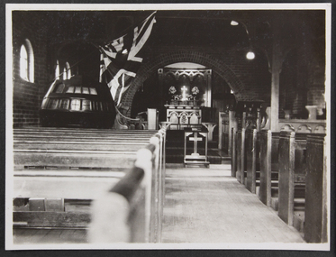 Photograph - Photograph, Black and white, Reverend John Reginald Weller, The Chapel, c. 1925