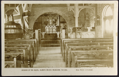 Postcard - Postcard, Sepia, Valentines Real Photo Series, Memorial Chapel of St Peter, c. 1917