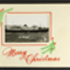 Two fold Christmas card with photograph of passager liner MV Duntroon addressed to Nicholas Garlick
