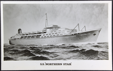 postcard, S.S. Northern Star