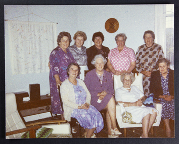 Sadie Wilson with former members of the Ladies Harbour Lights Guild at a reunion