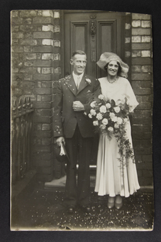 Wedding photograph of Charles Page