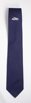 Men's Flying Angel Neck Tie showing embroidery