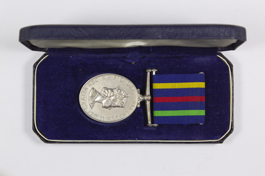Medal - Medal in box, Royal Mint, Civil Defence Long Service Medal