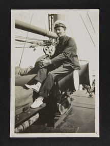 Photograph - Photograph, Black and white, Portrait of Charles Page, c. 1950