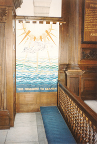 Missions to Seamen flag in St Michael Paternoster Royal, London