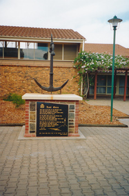 Lost Ones: Memorial to Merchant Navy with poem by Noel Smith