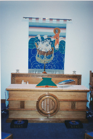 Altar in the Hasting Mission's chapel