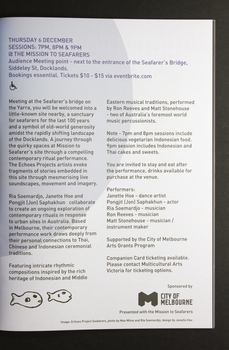 Programme: Mapping Melbourne 2018