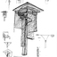 Black an white sketch of the lamps