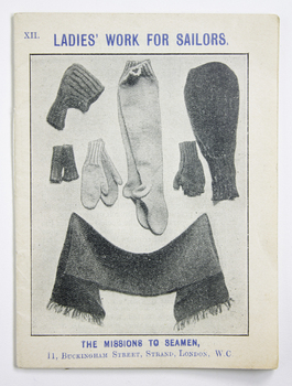 Booklet of knitting patterns,  Ladies' Work For Sailors