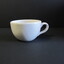 White china tea cup with handle