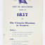 List of donors 1857 front page