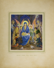 Reproduction of a painting: Blest Were The Wise Men by Daphne Allen