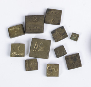 Functional object - British Apothecaries’ Weights (pre 1864)