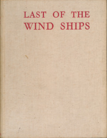 Book, Routledge, The Last of the Wind Ships, 1934