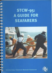Book, Bernardo Obando Rojas, STCW-95: A Guide for Seafarers, 2001