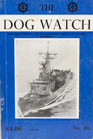 Journal (item) - Periodicals-Annual, Shiplovers' Society of Victoria, The Annual Dog Watch