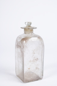 Container - Large Square Based Glass Container